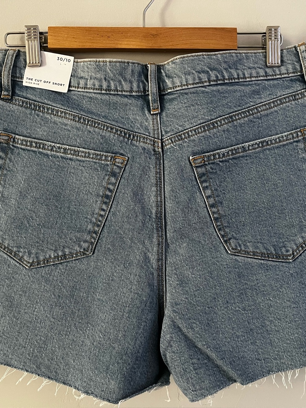 High-rise Jean Shorts